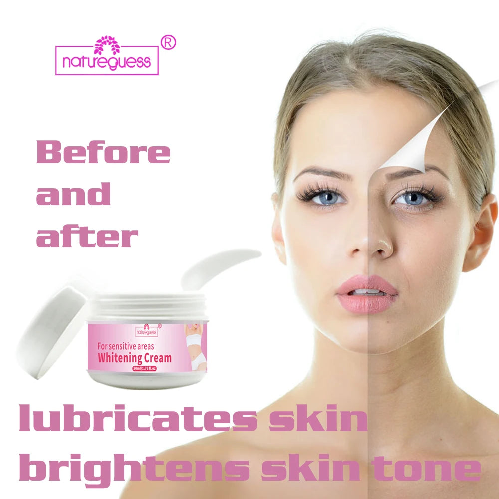 Natureguess Whitening Cream for Body, Underarms, Private Parts - Dark Spot Care