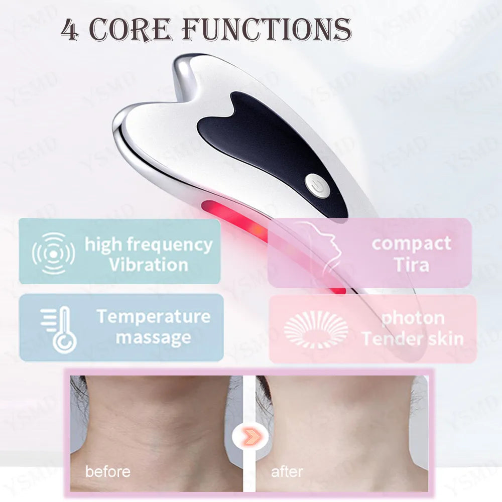 Skin Scraping Electric Face Massager for Lifting, Tightening, and Anti-Wrinkle