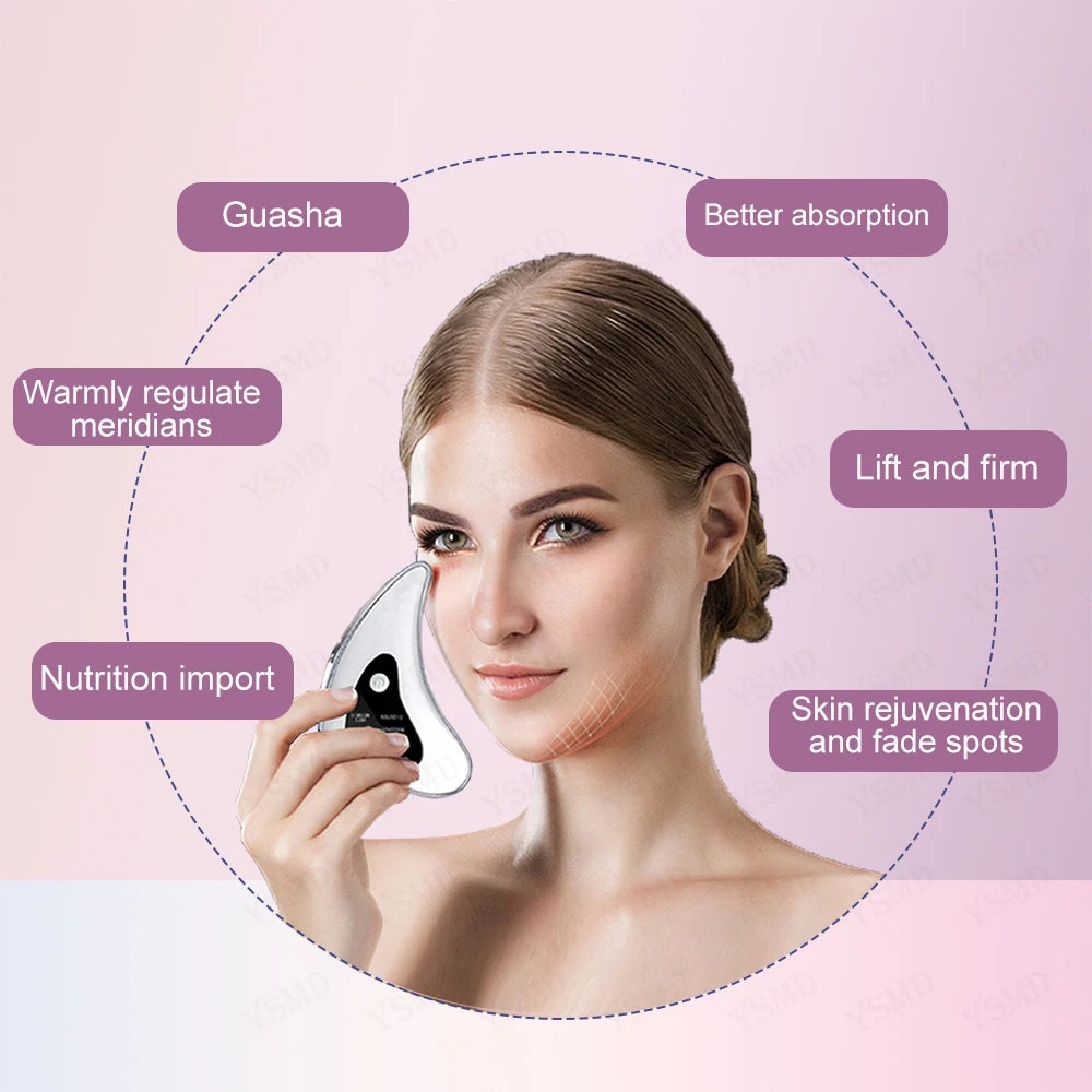 Skin Scraping Electric Face Massager for Lifting, Tightening, and Anti-Wrinkle
