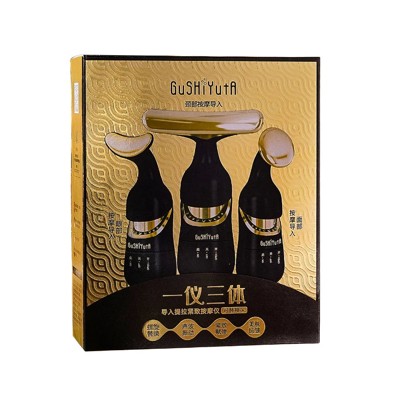 3 In 1 Facial Lifting Device Neck Facial Eye Anti Aging Massager