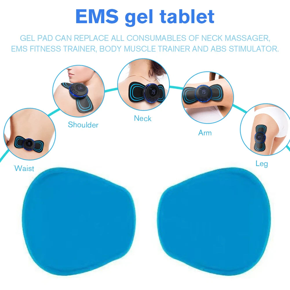 Neck Massager Gel Pads - EMS Accessory Replacement Set of 2-30