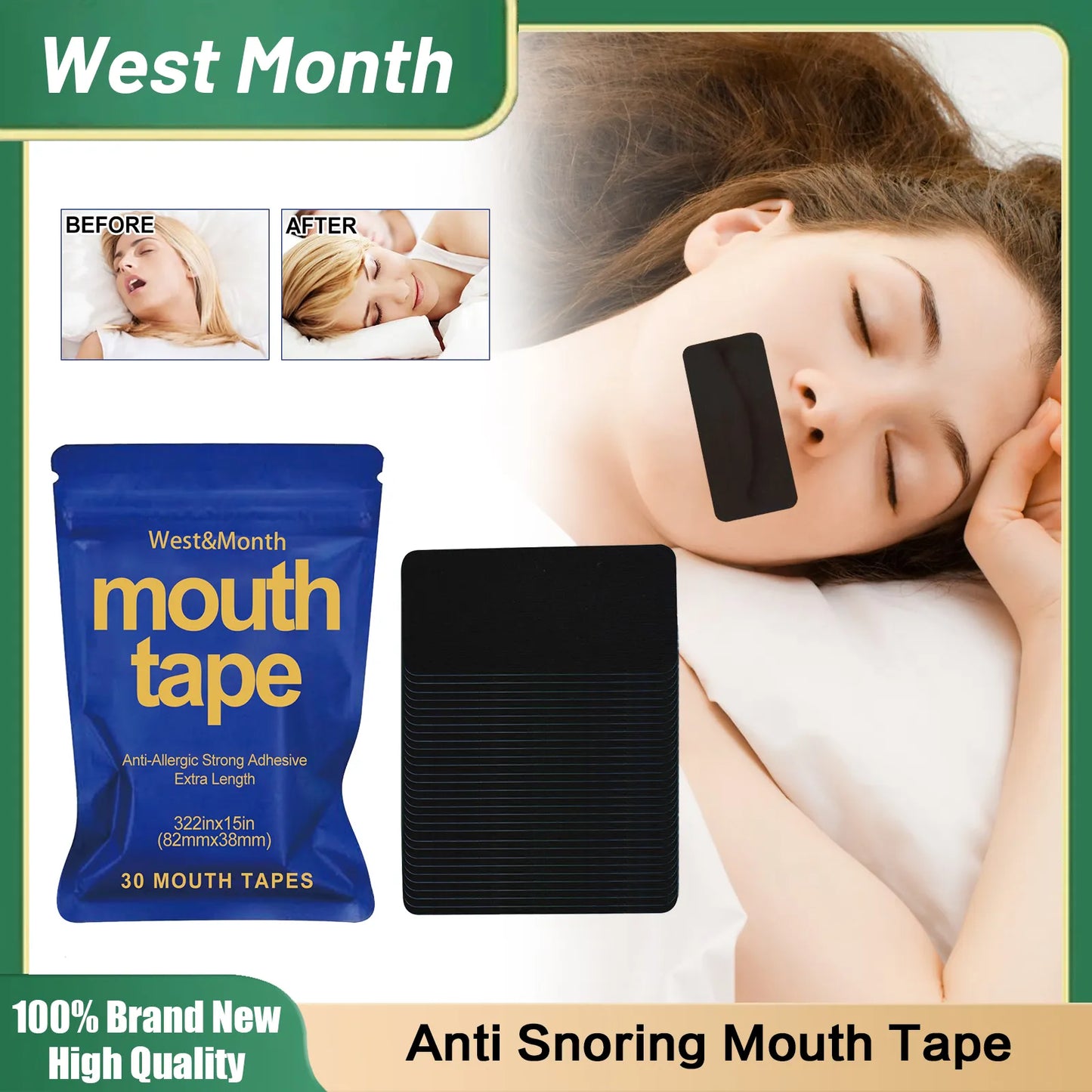 Snore Relief Mouth Tape