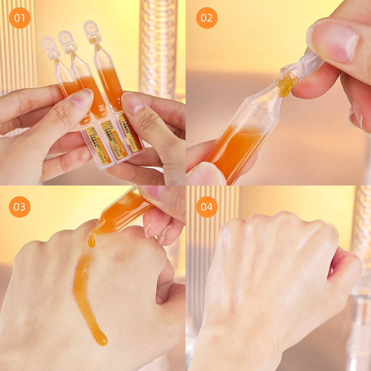 Astaxanthin Ampoule Anti Aging Face Serum