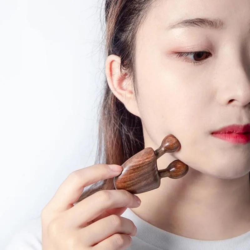 Sandalwood Facial Wooden Massager