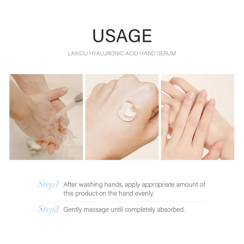 LAIKOU Hyaluronic Acid Hand Serum - Moisturizing Anti-Aging Care