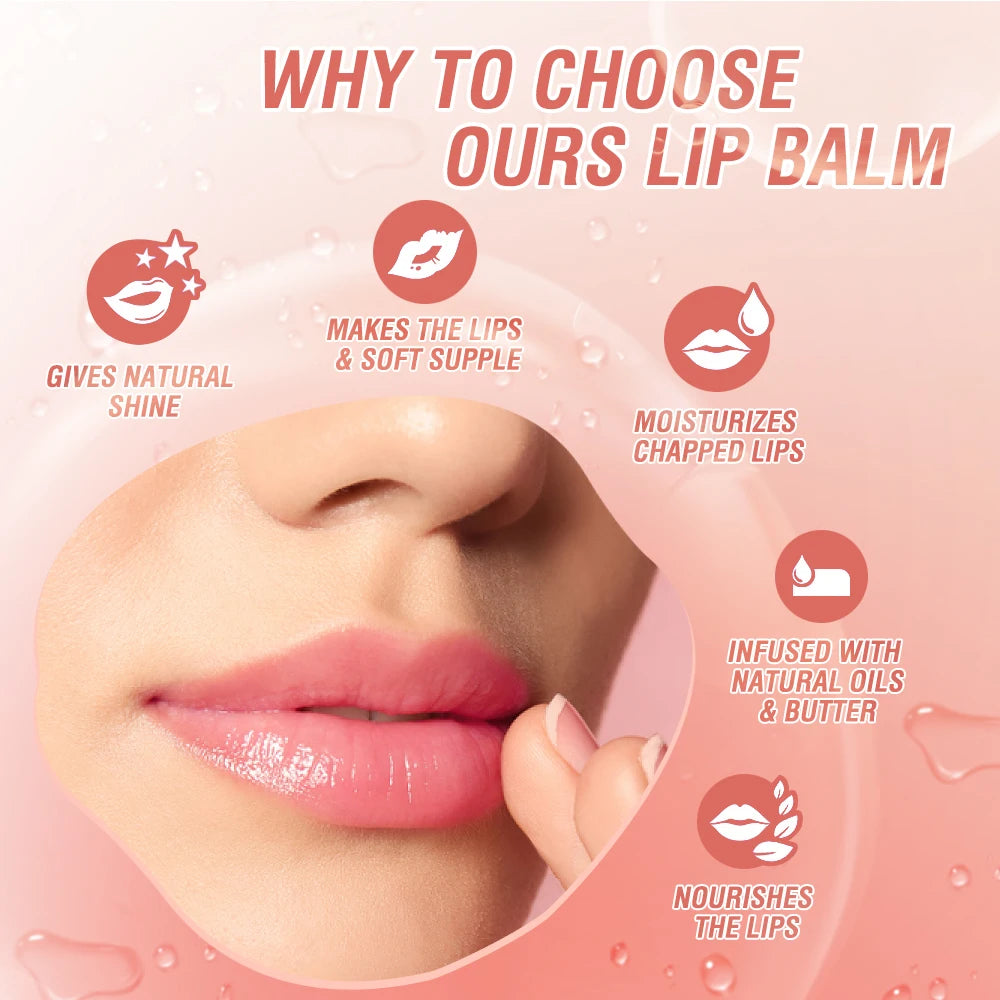 O.TWO.O Long-Lasting Lip Balm with Natural Lip Care