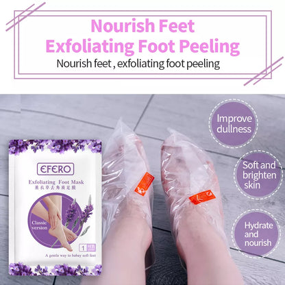 6Pair Feet Exfoliating Foot Mask for Peeling Dead Skin