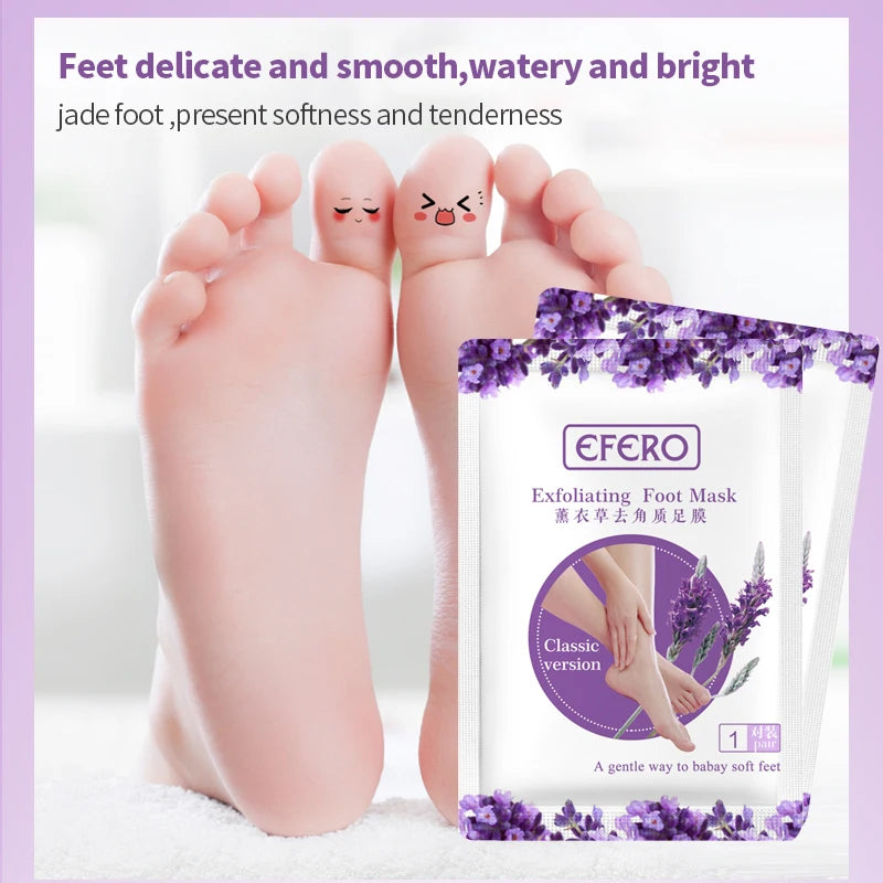 6Pair Feet Exfoliating Foot Mask for Peeling Dead Skin