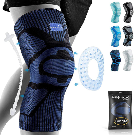 NEENCA Knee Brace - Patella Gel Compression Sleeve for Knee Pain and Recovery