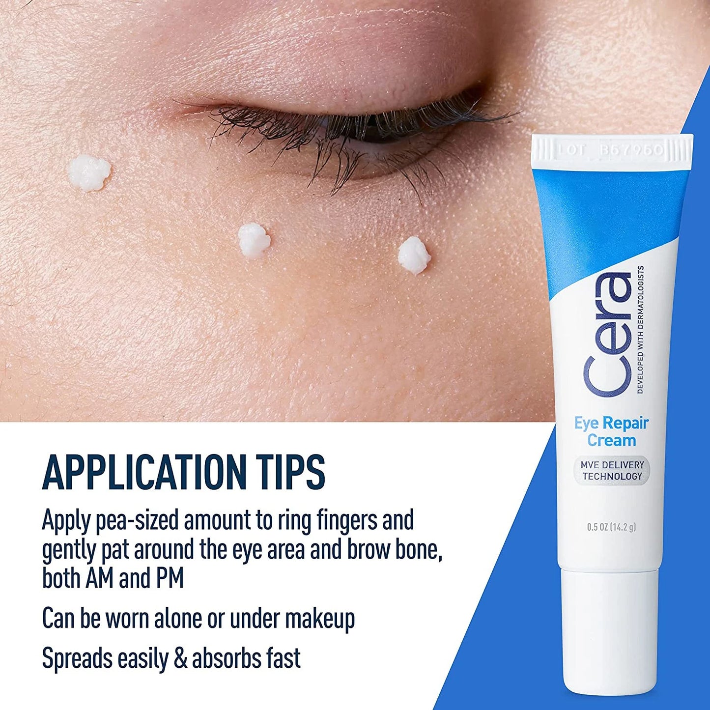 Cera Eye Repair Cream - Dark Circles & Under Eyes Puffiness