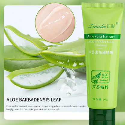 Lencolor Aloe Vera Exfoliating Gel: Whitening Body Moisturizer