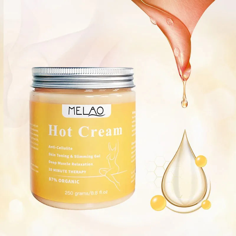 Melao Hot Cream - Fat Burner, Weight Loss, Anti-Cellulite and Slimming Gel