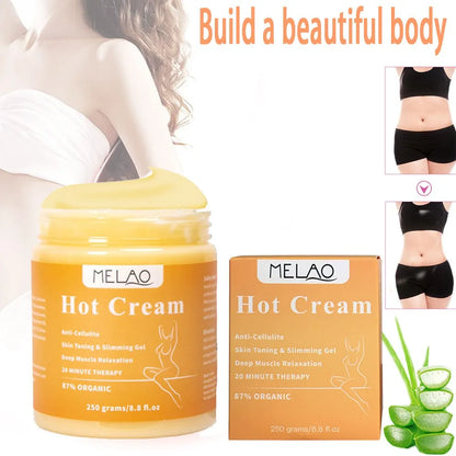 Melao Hot Cream - Fat Burner, Weight Loss, Anti-Cellulite and Slimming Gel