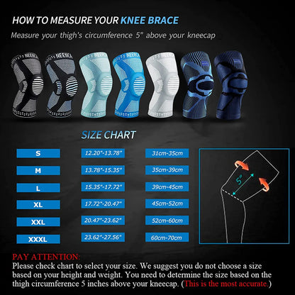 NEENCA Knee Brace - Patella Gel Compression Sleeve for Knee Pain and Recovery