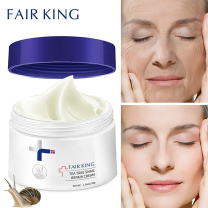 Snail Mucin Face Cream for Anti-Wrinkle, Whitening with Hyaluronic Moisturizing Anti-aging Serum