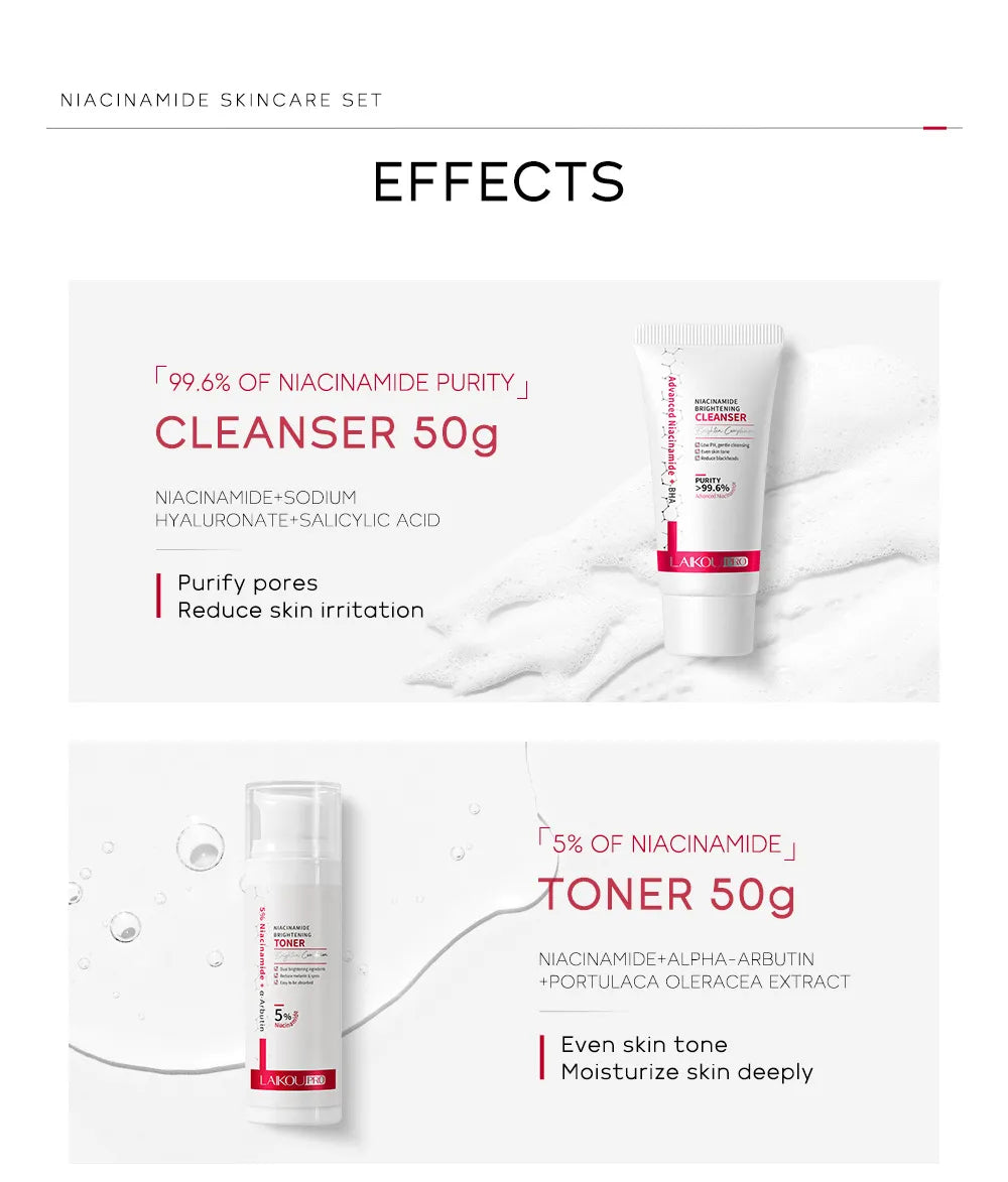 Niacinamide Skin Care Set