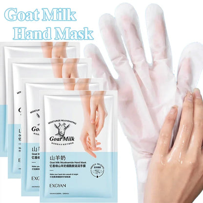 Goat Milk Moisturizing Hand Mask Gloves: Repair, Exfoliate, and Revitalize