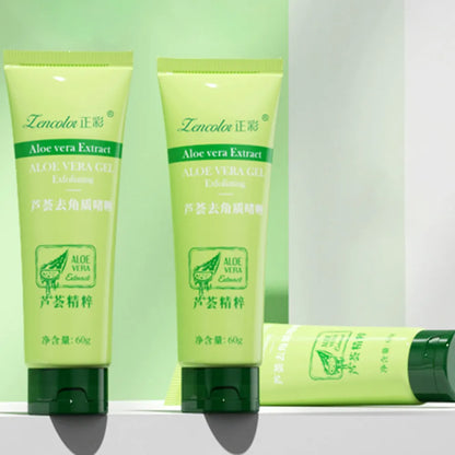 Lencolor Aloe Vera Exfoliating Gel: Whitening Body Moisturizer