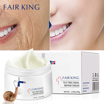 Snail Mucin Face Cream for Anti-Wrinkle, Whitening with Hyaluronic Moisturizing Anti-aging Serum