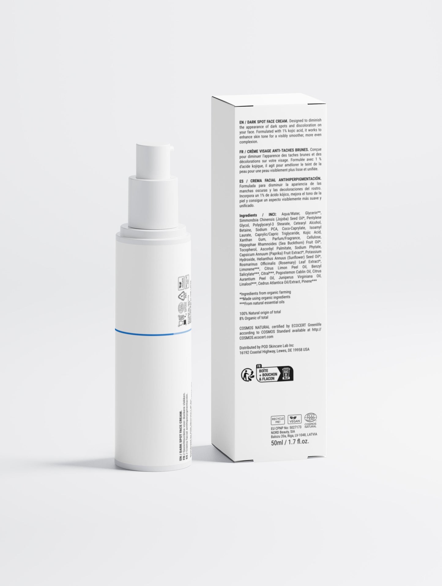 Dark Spot Face Cream with Kojic Acid